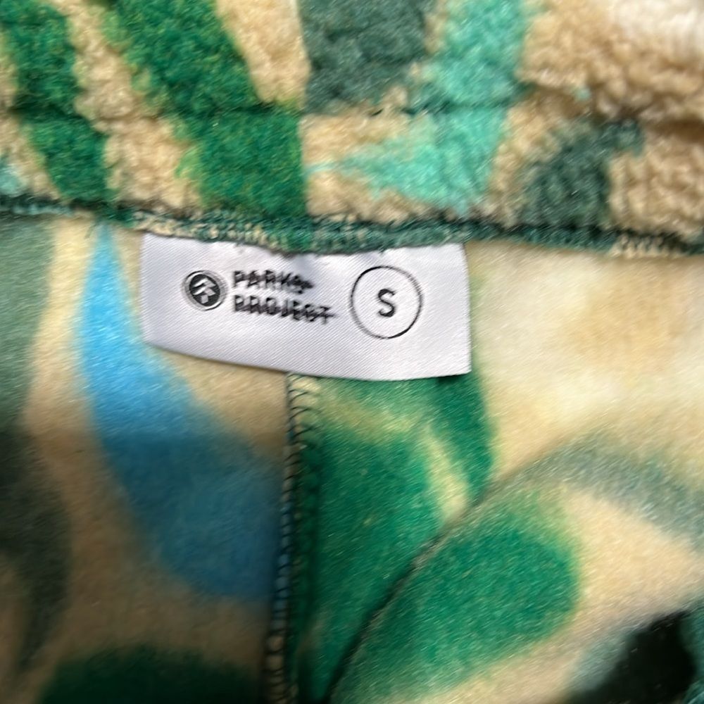 Parks Project x Urban Outfitters Peace High Pile Fleece Sherpa Joggers NWOT - Picture 3 of 5